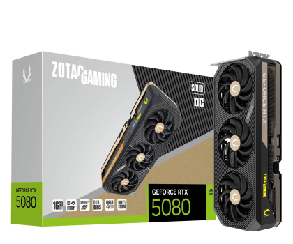 Karta graficzna NVIDIA Zotac GeForce RTX 5080 Solid OC 16GB GDDR7 DLSS5